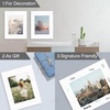 image:imageGolden State Art 20 Pack 16x20 White Picture Mats Mattes for 11x14 Photos  Acid Free White Core Bevel Cut Mat with 105x135 Opening 4Ply ThicknessWhite
