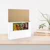 image:imageGolden State Art 25 Pack 1075x75x2 inch EasyFold Corrugated Mailer Comic Book Box LetterSize Height Adjustable Shipping Boxes for Document and Photo Mailing WhiteWhite