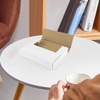 image:imageGolden State Art 25 Pack 1075x75x2 inch EasyFold Corrugated Mailer Comic Book Box LetterSize Height Adjustable Shipping Boxes for Document and Photo Mailing WhiteWhite