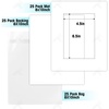 image:imageGolden State Art 25 Pack Black Photo Mat 12x12 For 8x8 MatteBackingsBags  4Ply Thick PreCut Mat 75x75 Opening White Core Bevel Cut AcidFree For Photo Art Poster or Print Display Mats MattesWhite