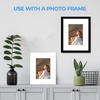 image:imageGolden State Art 25 Pack Black Photo Mat 12x12 For 8x8 MatteBackingsBags  4Ply Thick PreCut Mat 75x75 Opening White Core Bevel Cut AcidFree For Photo Art Poster or Print Display Mats MattesWhite