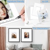 image:imageGolden State Art 25 Pack Black Photo Mat 12x12 For 8x8 MatteBackingsBags  4Ply Thick PreCut Mat 75x75 Opening White Core Bevel Cut AcidFree For Photo Art Poster or Print Display Mats MattesWhite