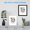 image:imageGolden State Art 25 Pack Black Photo Mat 12x12 For 8x8 MatteBackingsBags  4Ply Thick PreCut Mat 75x75 Opening White Core Bevel Cut AcidFree For Photo Art Poster or Print Display Mats MattesWhite