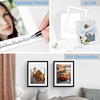 image:imageGolden State Art 25 Pack Black Photo Mat 12x12 For 8x8 MatteBackingsBags  4Ply Thick PreCut Mat 75x75 Opening White Core Bevel Cut AcidFree For Photo Art Poster or Print Display Mats MattesWhite