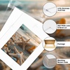 image:imageGolden State Art 25 Pack Black Photo Mat 12x12 For 8x8 MatteBackingsBags  4Ply Thick PreCut Mat 75x75 Opening White Core Bevel Cut AcidFree For Photo Art Poster or Print Display Mats MattesWhite