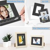 image:imageGolden State Art 25 Pack Black Photo Mat 12x12 For 8x8 MatteBackingsBags  4Ply Thick PreCut Mat 75x75 Opening White Core Bevel Cut AcidFree For Photo Art Poster or Print Display Mats MattesBlack