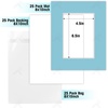 image:imageGolden State Art 25 Pack Black Photo Mat 12x12 For 8x8 MatteBackingsBags  4Ply Thick PreCut Mat 75x75 Opening White Core Bevel Cut AcidFree For Photo Art Poster or Print Display Mats MattesMix