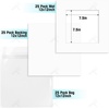 image:imageGolden State Art 25 Pack Black Photo Mat 12x12 For 8x8 MatteBackingsBags  4Ply Thick PreCut Mat 75x75 Opening White Core Bevel Cut AcidFree For Photo Art Poster or Print Display Mats MattesWhite