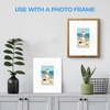 image:imageGolden State Art 25 Pack Black Photo Mat 12x12 For 8x8 MatteBackingsBags  4Ply Thick PreCut Mat 75x75 Opening White Core Bevel Cut AcidFree For Photo Art Poster or Print Display Mats MattesWhite