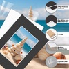 image:imageGolden State Art 25 Pack Black Photo Mat 12x12 For 8x8 MatteBackingsBags  4Ply Thick PreCut Mat 75x75 Opening White Core Bevel Cut AcidFree For Photo Art Poster or Print Display Mats MattesBlack
