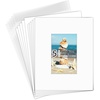 image:imageGolden State Art 25 Pack Black Photo Mat 12x12 For 8x8 MatteBackingsBags  4Ply Thick PreCut Mat 75x75 Opening White Core Bevel Cut AcidFree For Photo Art Poster or Print Display Mats MattesWhite