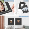image:imageGolden State Art 25 Pack Black Photo Mat 12x12 For 8x8 MatteBackingsBags  4Ply Thick PreCut Mat 75x75 Opening White Core Bevel Cut AcidFree For Photo Art Poster or Print Display Mats MattesBlack