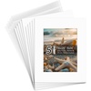 image:imageGolden State Art 25 Pack Black Photo Mat 12x12 For 8x8 MatteBackingsBags  4Ply Thick PreCut Mat 75x75 Opening White Core Bevel Cut AcidFree For Photo Art Poster or Print Display Mats MattesWhite