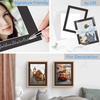 image:imageGolden State Art 25 Pack Black Photo Mat 12x12 For 8x8 MatteBackingsBags  4Ply Thick PreCut Mat 75x75 Opening White Core Bevel Cut AcidFree For Photo Art Poster or Print Display Mats MattesBlack