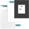 image:imageGolden State Art 25 Pack Black Photo Mat 12x12 For 8x8 MatteBackingsBags  4Ply Thick PreCut Mat 75x75 Opening White Core Bevel Cut AcidFree For Photo Art Poster or Print Display Mats MattesBlack
