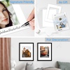 image:imageGolden State Art 25 Pack Black Photo Mat 12x12 For 8x8 MatteBackingsBags  4Ply Thick PreCut Mat 75x75 Opening White Core Bevel Cut AcidFree For Photo Art Poster or Print Display Mats MattesWhite