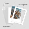 image:imageGolden State Art 25 Pack Black Photo Mat 12x12 For 8x8 MatteBackingsBags  4Ply Thick PreCut Mat 75x75 Opening White Core Bevel Cut AcidFree For Photo Art Poster or Print Display Mats MattesWhite