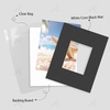 image:imageGolden State Art 25 Pack Black Photo Mat 12x12 For 8x8 MatteBackingsBags  4Ply Thick PreCut Mat 75x75 Opening White Core Bevel Cut AcidFree For Photo Art Poster or Print Display Mats MattesBlack