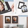 image:imageGolden State Art 25 Pack Black Photo Mat 12x12 For 8x8 MatteBackingsBags  4Ply Thick PreCut Mat 75x75 Opening White Core Bevel Cut AcidFree For Photo Art Poster or Print Display Mats MattesBlack