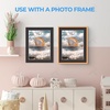 image:imageGolden State Art 25 Pack Black Photo Mat 12x12 For 8x8 MatteBackingsBags  4Ply Thick PreCut Mat 75x75 Opening White Core Bevel Cut AcidFree For Photo Art Poster or Print Display Mats MattesBlack