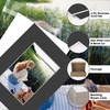 image:imageGolden State Art 25 Pack Black Photo Mat 12x12 For 8x8 MatteBackingsBags  4Ply Thick PreCut Mat 75x75 Opening White Core Bevel Cut AcidFree For Photo Art Poster or Print Display Mats MattesBlack