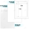 image:imageGolden State Art 25 Pack Black Photo Mat 12x12 For 8x8 MatteBackingsBags  4Ply Thick PreCut Mat 75x75 Opening White Core Bevel Cut AcidFree For Photo Art Poster or Print Display Mats MattesWhite