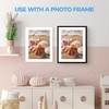 image:imageGolden State Art 25 Pack Black Photo Mat 12x12 For 8x8 MatteBackingsBags  4Ply Thick PreCut Mat 75x75 Opening White Core Bevel Cut AcidFree For Photo Art Poster or Print Display Mats MattesWhite