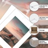 image:imageGolden State Art 25 Pack Black Photo Mat 12x12 For 8x8 MatteBackingsBags  4Ply Thick PreCut Mat 75x75 Opening White Core Bevel Cut AcidFree For Photo Art Poster or Print Display Mats MattesWhite