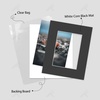 image:imageGolden State Art 25 Pack Black Photo Mat 12x12 For 8x8 MatteBackingsBags  4Ply Thick PreCut Mat 75x75 Opening White Core Bevel Cut AcidFree For Photo Art Poster or Print Display Mats MattesBlack