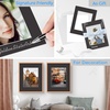 image:imageGolden State Art 25 Pack Black Photo Mat 12x12 For 8x8 MatteBackingsBags  4Ply Thick PreCut Mat 75x75 Opening White Core Bevel Cut AcidFree For Photo Art Poster or Print Display Mats MattesBlack