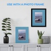 image:imageGolden State Art 25 Pack Black Photo Mat 12x12 For 8x8 MatteBackingsBags  4Ply Thick PreCut Mat 75x75 Opening White Core Bevel Cut AcidFree For Photo Art Poster or Print Display Mats MattesMix