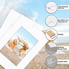 image:imageGolden State Art 25 Pack Black Photo Mat 12x12 For 8x8 MatteBackingsBags  4Ply Thick PreCut Mat 75x75 Opening White Core Bevel Cut AcidFree For Photo Art Poster or Print Display Mats MattesWhite