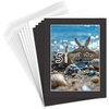 image:imageGolden State Art 25 Pack Black Photo Mat 12x12 For 8x8 MatteBackingsBags  4Ply Thick PreCut Mat 75x75 Opening White Core Bevel Cut AcidFree For Photo Art Poster or Print Display Mats MattesBlack