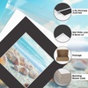 image:imageGolden State Art 25 Pack Black Photo Mat 12x12 For 8x8 MatteBackingsBags  4Ply Thick PreCut Mat 75x75 Opening White Core Bevel Cut AcidFree For Photo Art Poster or Print Display Mats MattesBlack