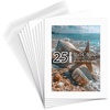 image:imageGolden State Art 25 Pack Black Photo Mat 12x12 For 8x8 MatteBackingsBags  4Ply Thick PreCut Mat 75x75 Opening White Core Bevel Cut AcidFree For Photo Art Poster or Print Display Mats MattesWhite
