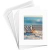 image:imageGolden State Art 25 Pack Black Photo Mat 12x12 For 8x8 MatteBackingsBags  4Ply Thick PreCut Mat 75x75 Opening White Core Bevel Cut AcidFree For Photo Art Poster or Print Display Mats MattesWhite