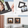 image:imageGolden State Art 25 Pack Black Photo Mat 12x12 For 8x8 MatteBackingsBags  4Ply Thick PreCut Mat 75x75 Opening White Core Bevel Cut AcidFree For Photo Art Poster or Print Display Mats MattesBlack