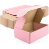 image:imageGolden State Art 6x4x2 Pink Shipping Boxes 26 Pack Small Cardboard Corrugated Mailer Boxes for Shipping Packaging Craft Gifts Giving ProductsPink