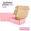 image:imageGolden State Art 6x4x2 Pink Shipping Boxes 26 Pack Small Cardboard Corrugated Mailer Boxes for Shipping Packaging Craft Gifts Giving ProductsPink