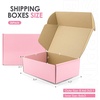 image:imageGolden State Art 8x6x3 Pink Shipping Boxes 26 Pack Small Cardboard Corrugated Mailer Boxes for Shipping Packaging Craft Gifts Giving ProductsPink