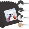 image:imageGolden State Art Pack of 10 8x8 for 4x4 White Picture Photo Mats  With 35x35 Opening for 4x4 Photos Prints Bevel Cut Acid Free White Core Frame MattesBlack