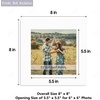 image:imageGolden State Art Pack of 10 8x8 for 4x4 White Picture Photo Mats  With 35x35 Opening for 4x4 Photos Prints Bevel Cut Acid Free White Core Frame MattesWhite