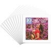 image:imageGolden State Art Pack of 10 8x8 for 4x4 White Picture Photo Mats  With 35x35 Opening for 4x4 Photos Prints Bevel Cut Acid Free White Core Frame MattesWhite