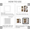 image:imageGolden State Art Pack of 10 8x8 for 4x4 White Picture Photo Mats  With 35x35 Opening for 4x4 Photos Prints Bevel Cut Acid Free White Core Frame MattesWhite