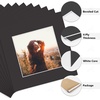 image:imageGolden State Art Pack of 10 8x8 for 4x4 White Picture Photo Mats  With 35x35 Opening for 4x4 Photos Prints Bevel Cut Acid Free White Core Frame MattesBlack