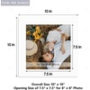 image:imageGolden State Art Pack of 10 8x8 for 4x4 White Picture Photo Mats  With 35x35 Opening for 4x4 Photos Prints Bevel Cut Acid Free White Core Frame MattesWhite