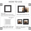 image:imageGolden State Art Pack of 10 8x8 for 4x4 White Picture Photo Mats  With 35x35 Opening for 4x4 Photos Prints Bevel Cut Acid Free White Core Frame MattesBlack