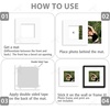 image:imageGolden State Art Pack of 10 8x8 for 4x4 White Picture Photo Mats  With 35x35 Opening for 4x4 Photos Prints Bevel Cut Acid Free White Core Frame MattesWhite