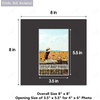 image:imageGolden State Art Pack of 10 8x8 for 4x4 White Picture Photo Mats  With 35x35 Opening for 4x4 Photos Prints Bevel Cut Acid Free White Core Frame MattesBlack