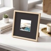 image:imageGolden State Art Pack of 10 8x8 for 4x4 White Picture Photo Mats  With 35x35 Opening for 4x4 Photos Prints Bevel Cut Acid Free White Core Frame MattesBlack